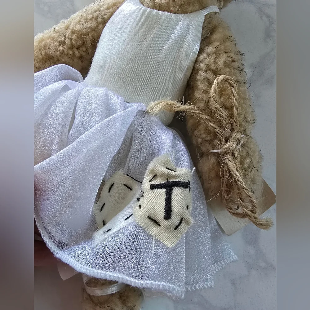 Rare‎ Vintage Teddy Tompkins By Enesco 1998 Ballerina Hangable Plush Bear